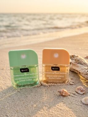 Limited Edition B.Pure Moisturizing Hand Sanitizer Spray Duo Vanilla & Pistachio